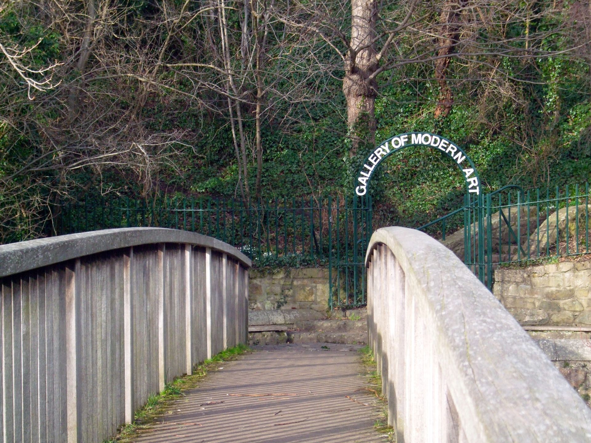 Gallery of modern art in Edinburgh