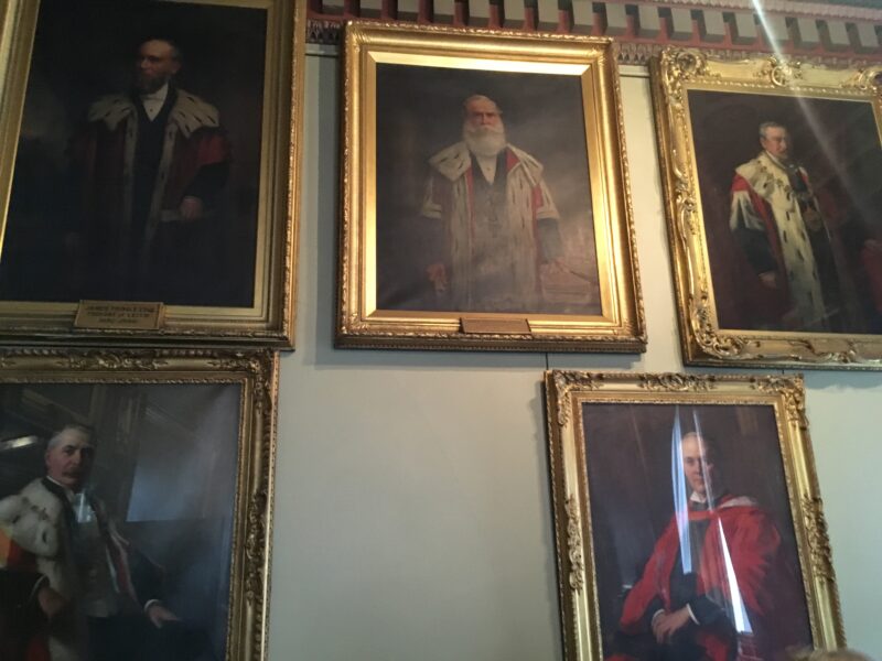 Paintings of former Provosts of Leith