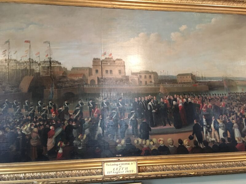 The Landing of His Majesty George IVth at Leith, 15th August 1822 by Alexander Carse