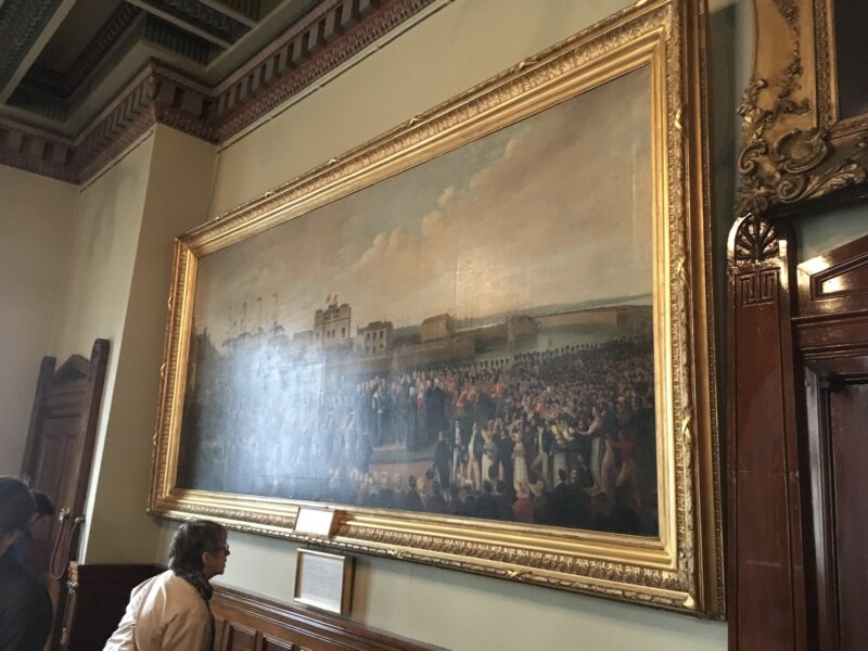 A painting housed in Leith Area of Edinburgh