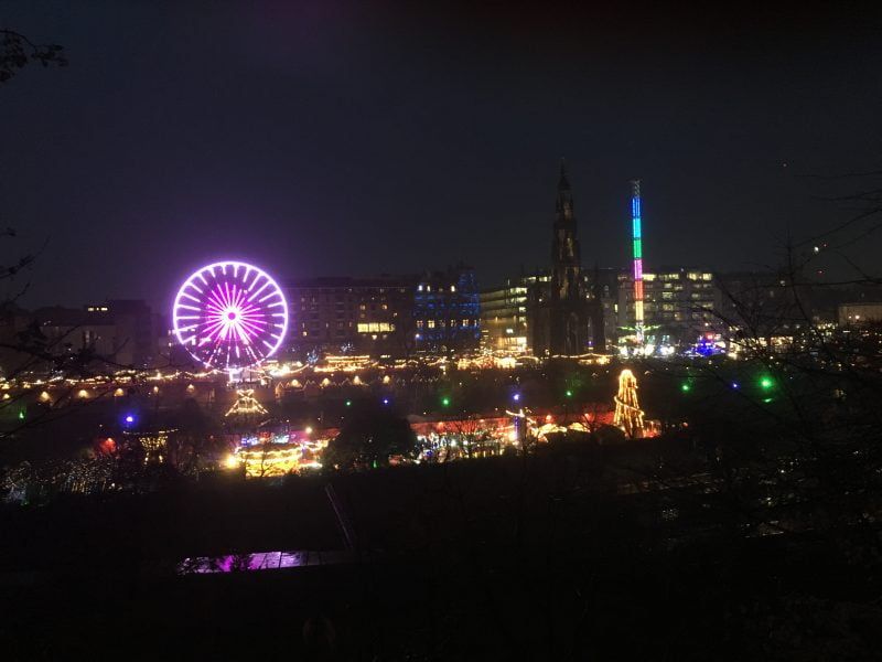 Princes Street Gardens East from Market Street