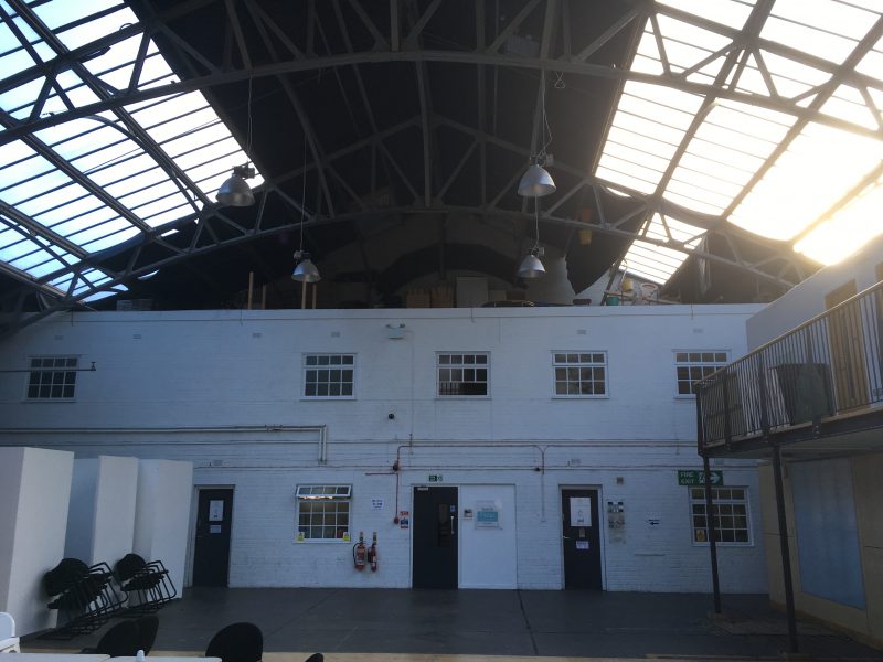 Within the Drill Hall