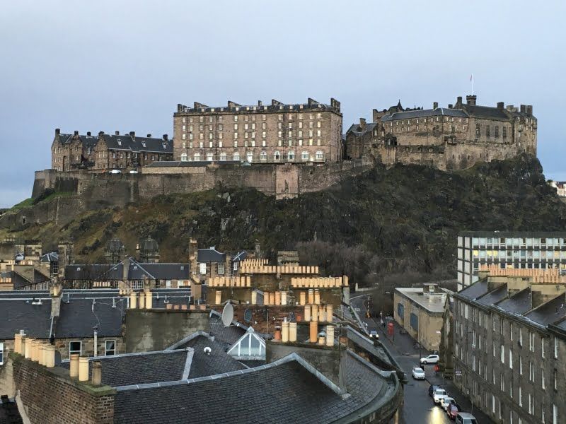 Edinburgh Castle from The Skybar